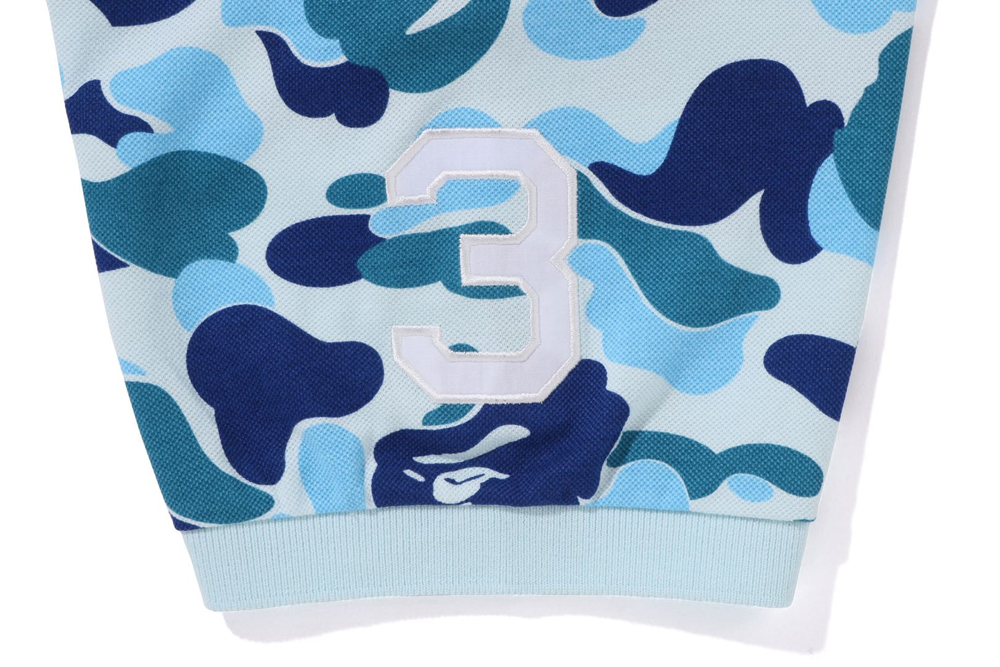 BAPE ABC CAMO LARGE APE HEAD POLO