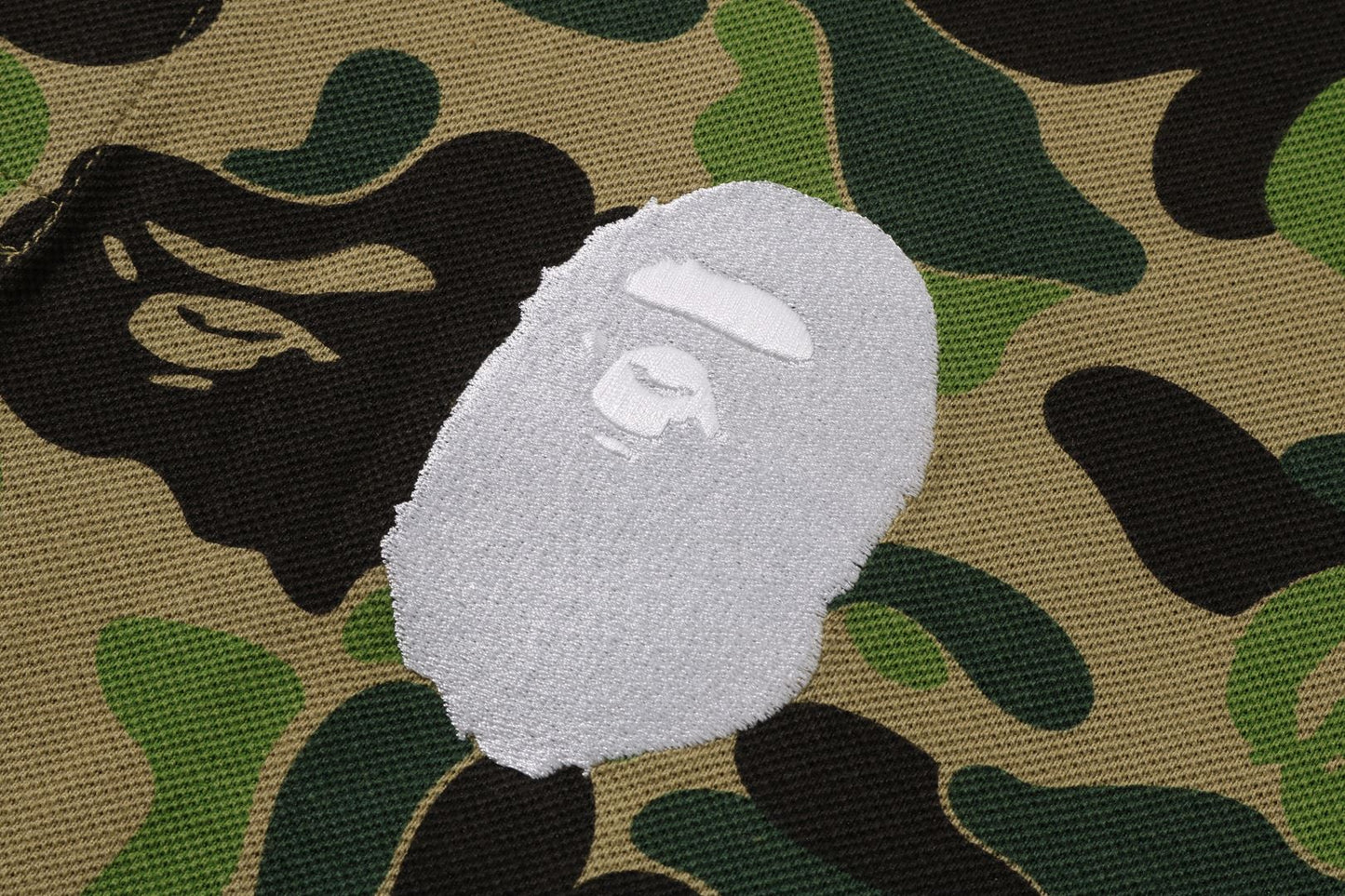 BAPE ABC CAMO LARGE APE HEAD POLO