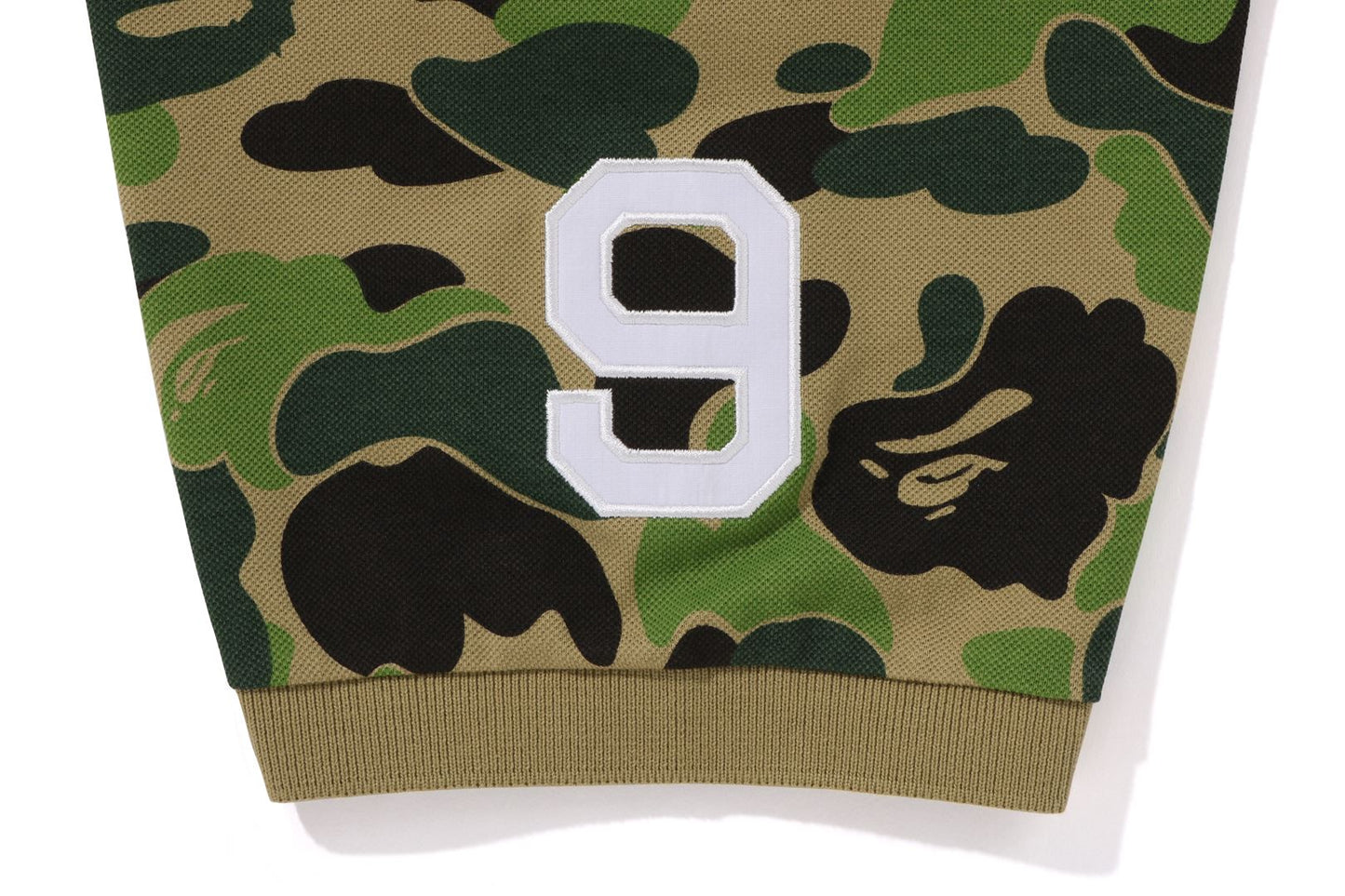 BAPE ABC CAMO LARGE APE HEAD POLO