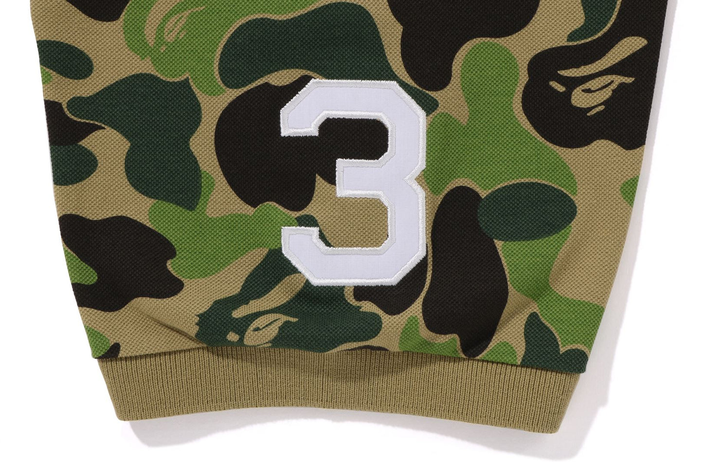 BAPE ABC CAMO LARGE APE HEAD POLO
