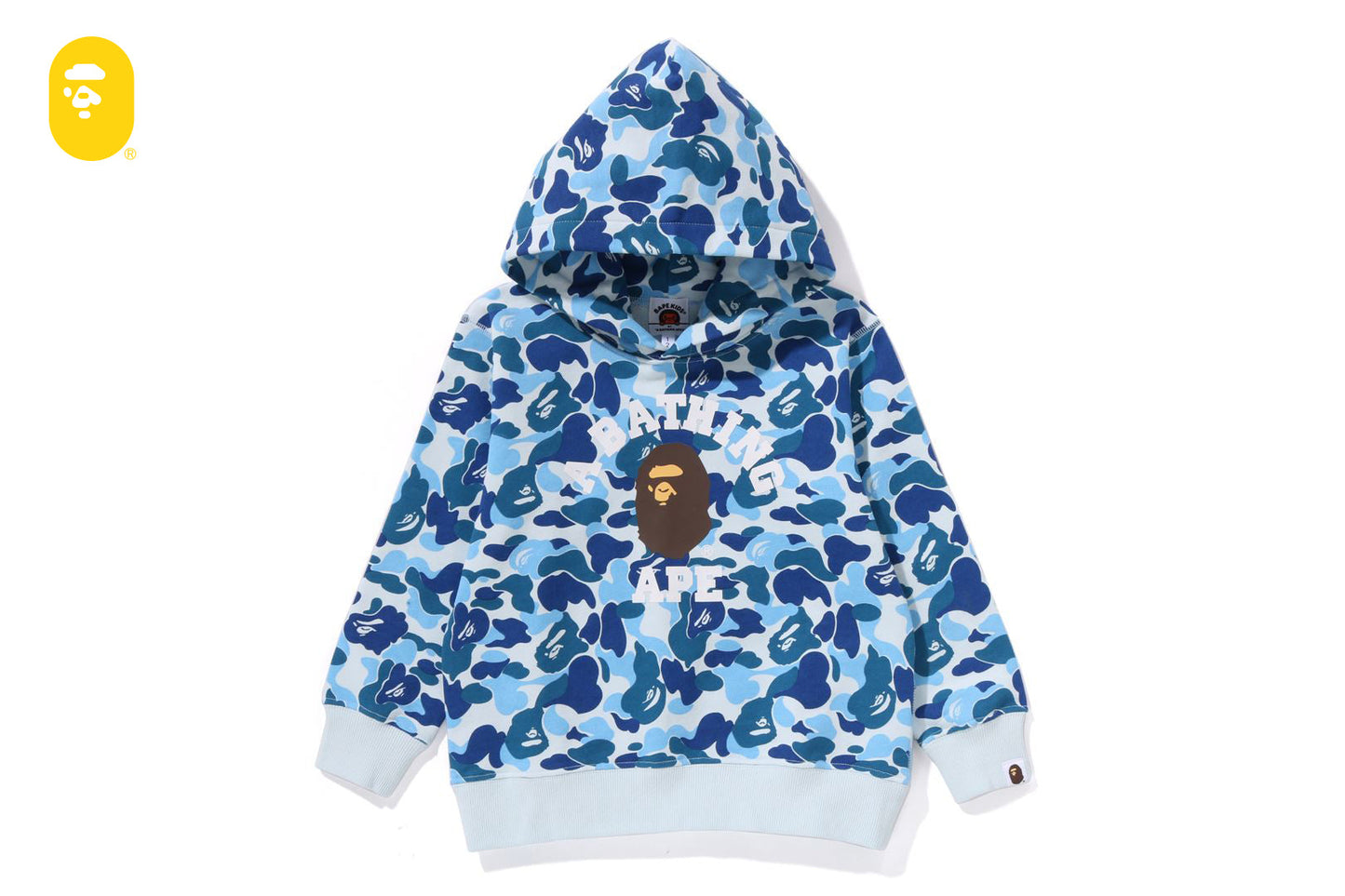 BAPE ABC CAMO COLLEGE PULLOVER HOODIE