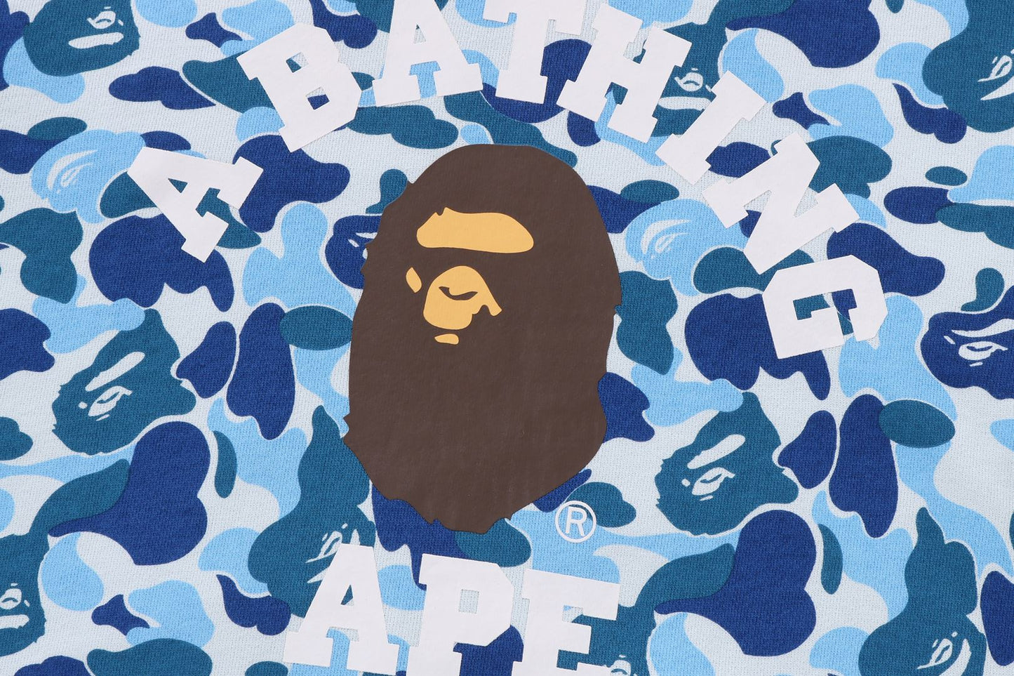BAPE ABC CAMO COLLEGE PULLOVER HOODIE