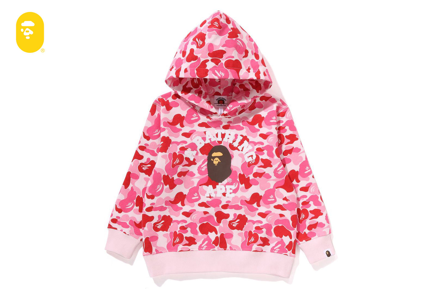 BAPE ABC CAMO COLLEGE PULLOVER HOODIE