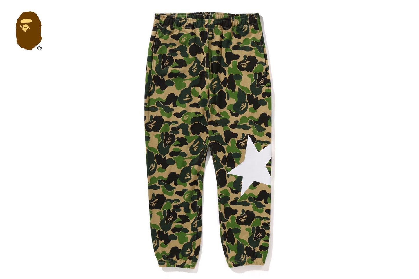 BAPE ABC CAMO SWEATPANTS