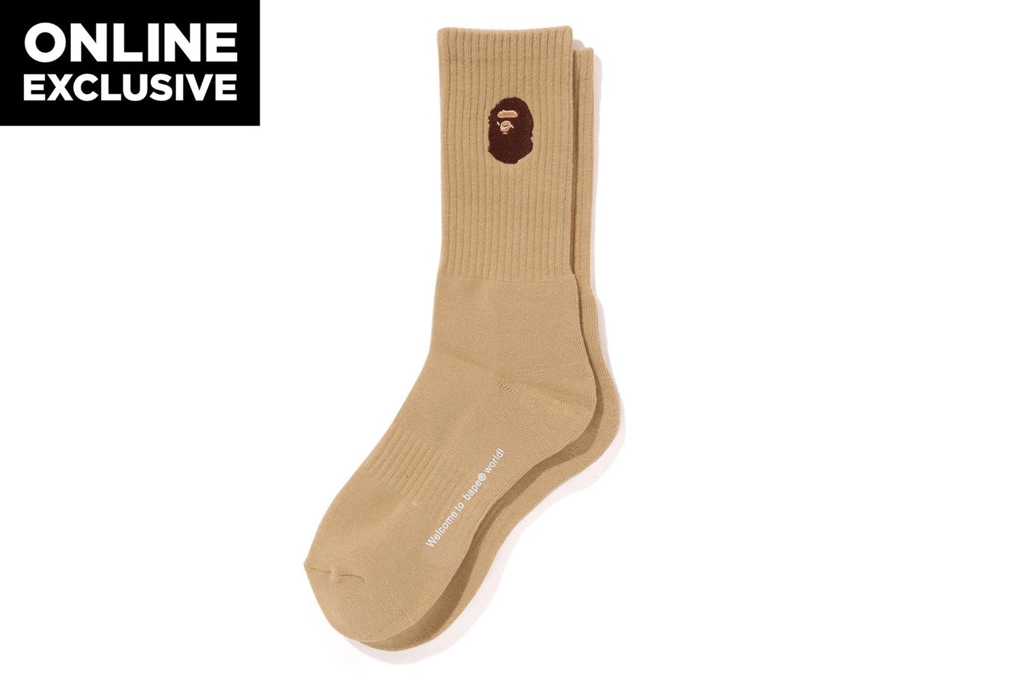 BAPE APE HEAD ONE POINT SOCKS