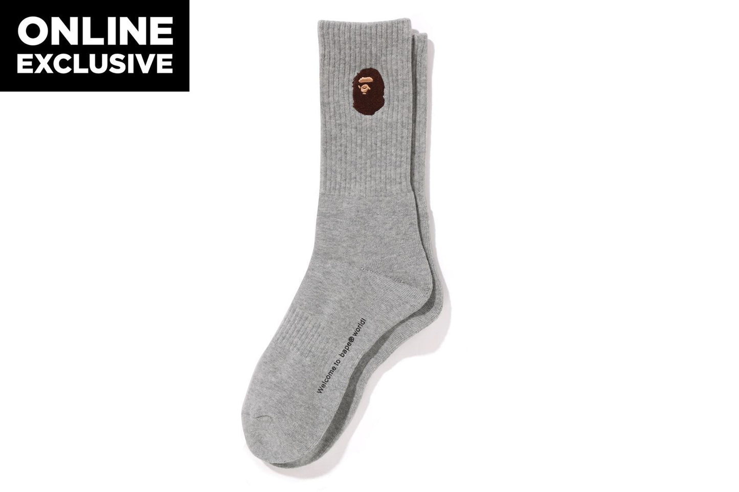 BAPE APE HEAD ONE POINT SOCKS