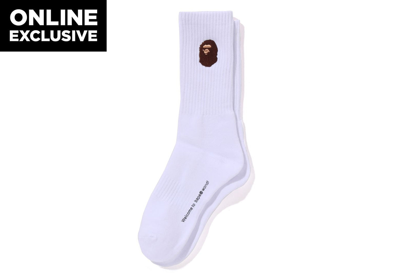 BAPE APE HEAD ONE POINT SOCKS