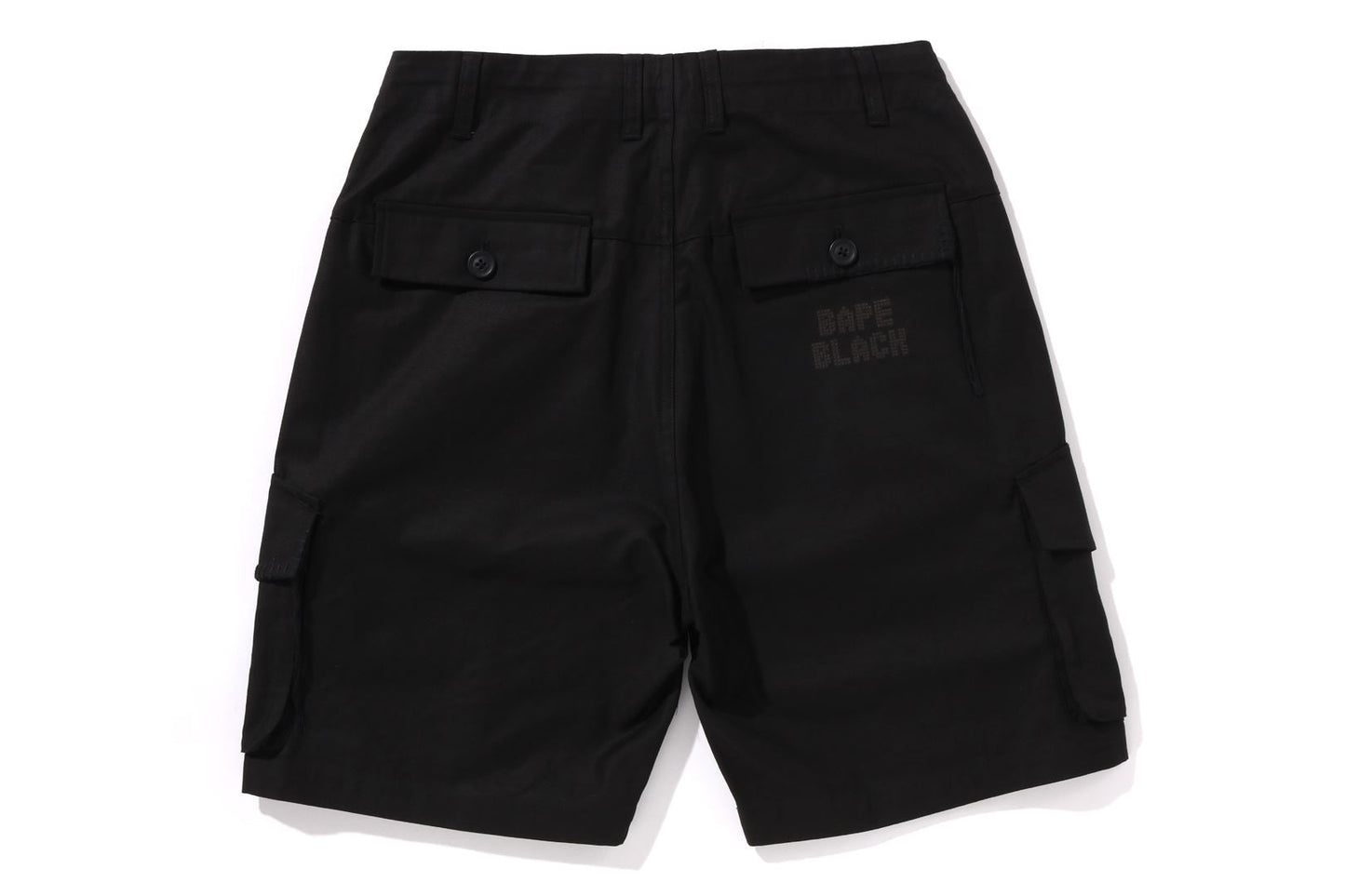 BAPE Black Cross Sewing Military Short Pants