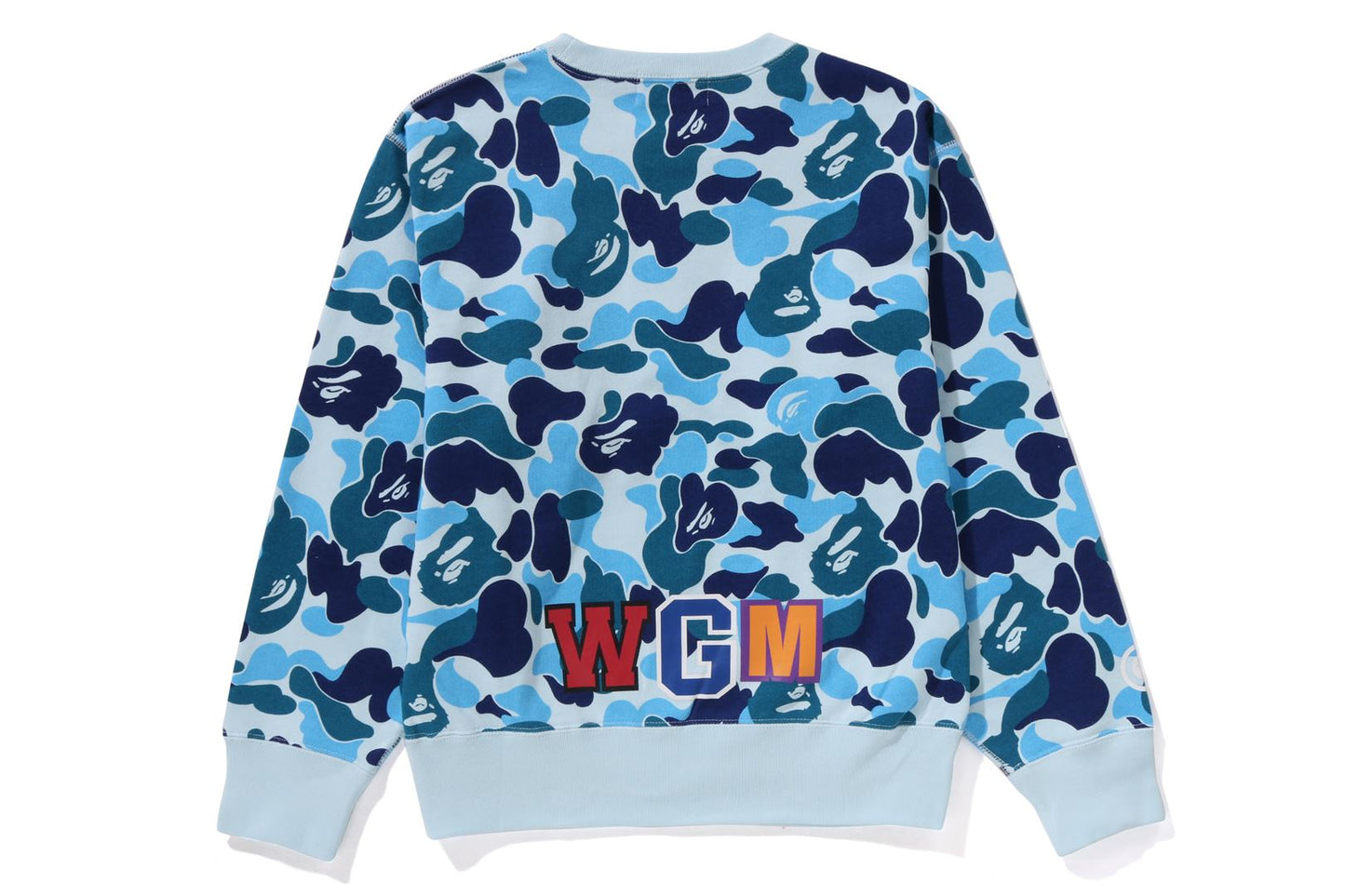 BAPE ABC CAMO SHARK CREWNECK SWEATSHIRT