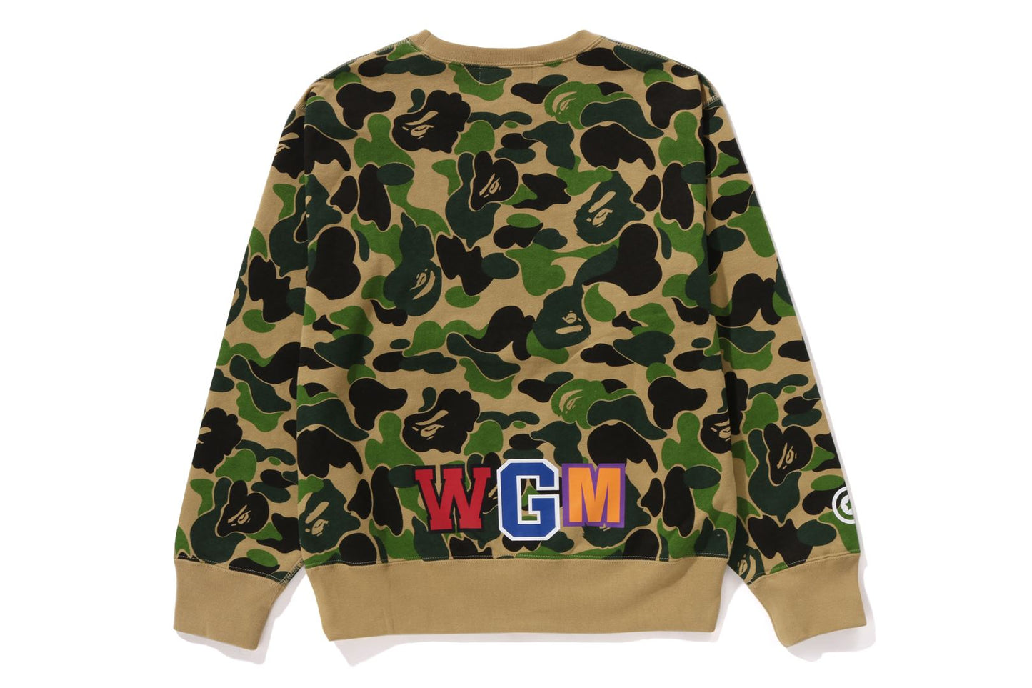 BAPE ABC CAMO SHARK CREWNECK SWEATSHIRT