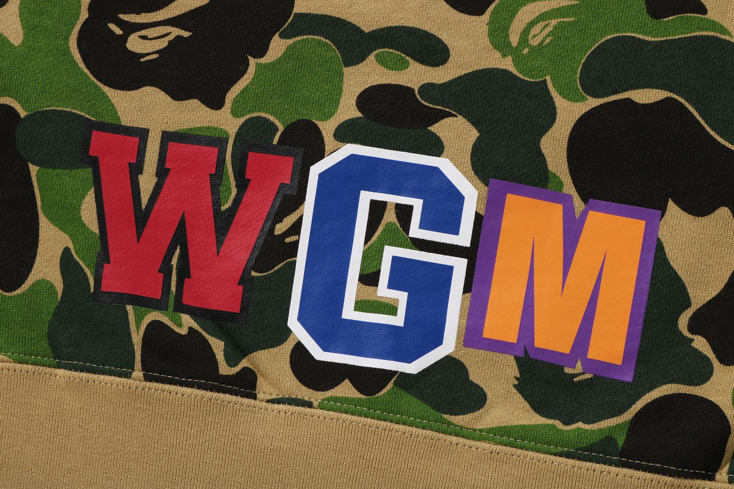 BAPE ABC CAMO SHARK CREWNECK SWEATSHIRT