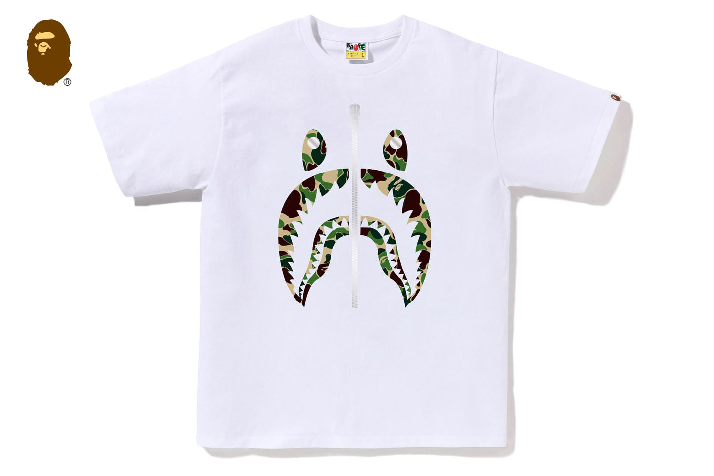 BAPE ABC CAMO SHARK TEE