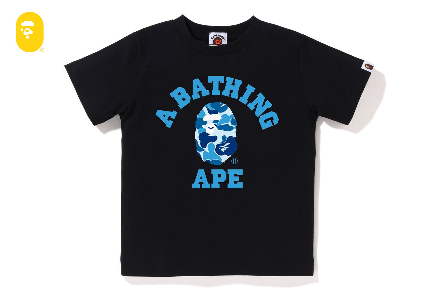BAPE ABC CAMO COLLEGE TEE