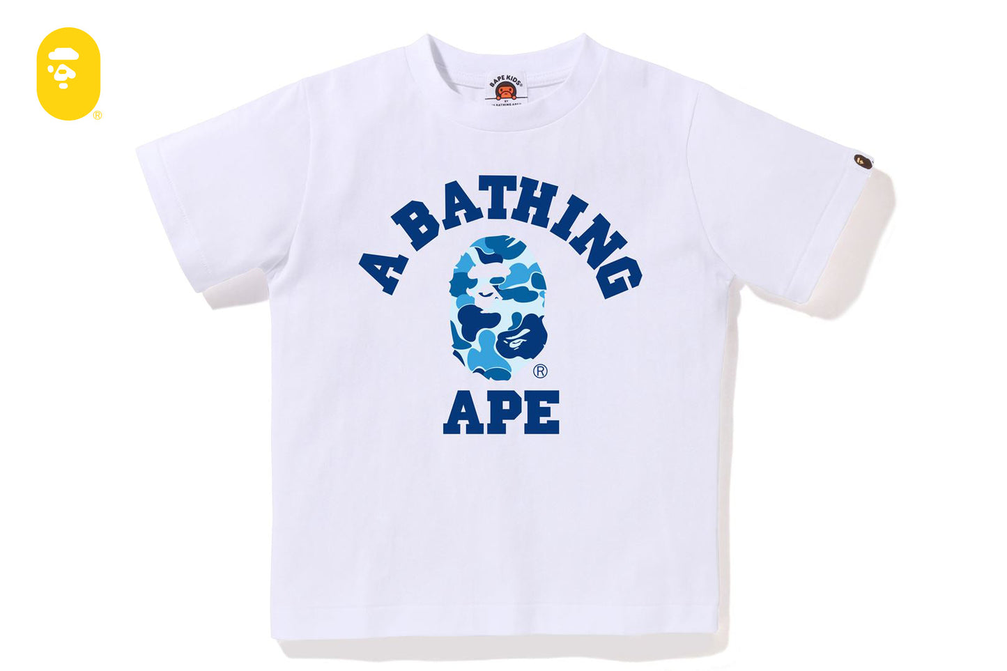 BAPE ABC CAMO COLLEGE TEE