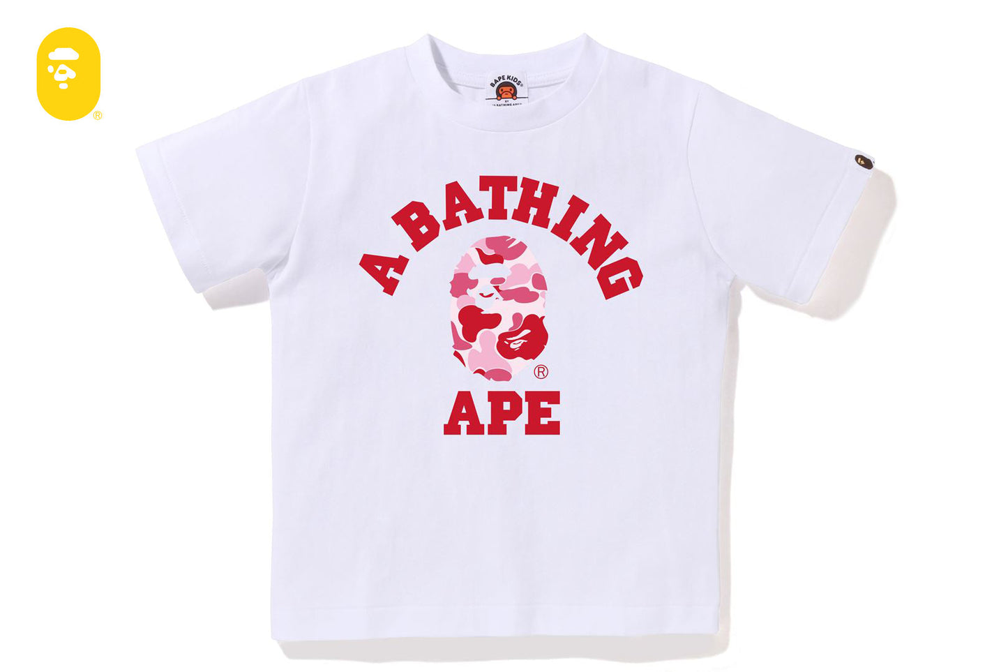 BAPE ABC CAMO COLLEGE TEE
