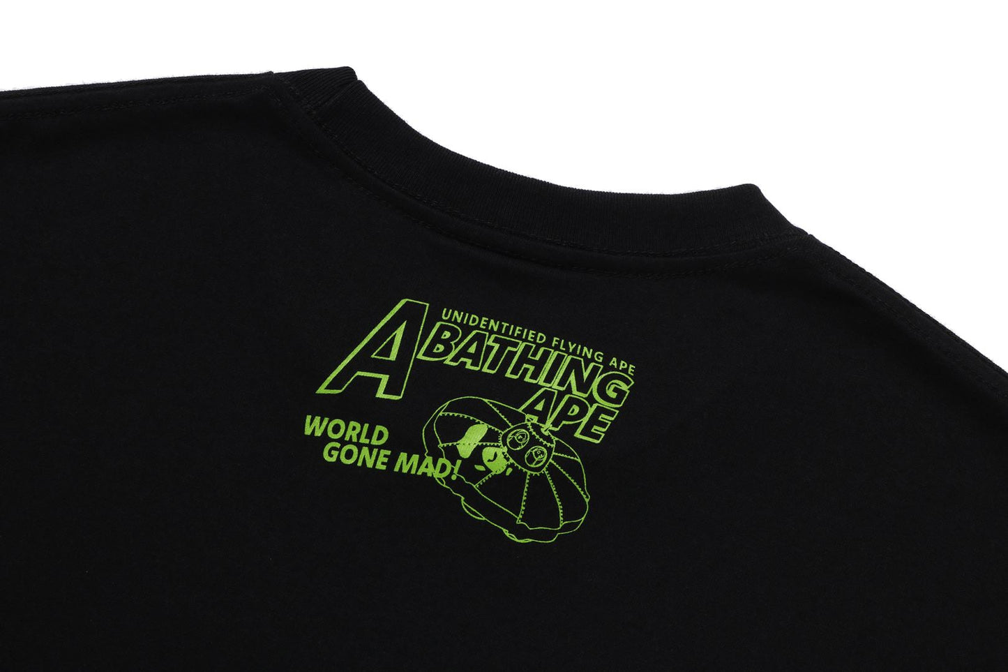 BAPE APE HEAD UFO ON MOON TEE