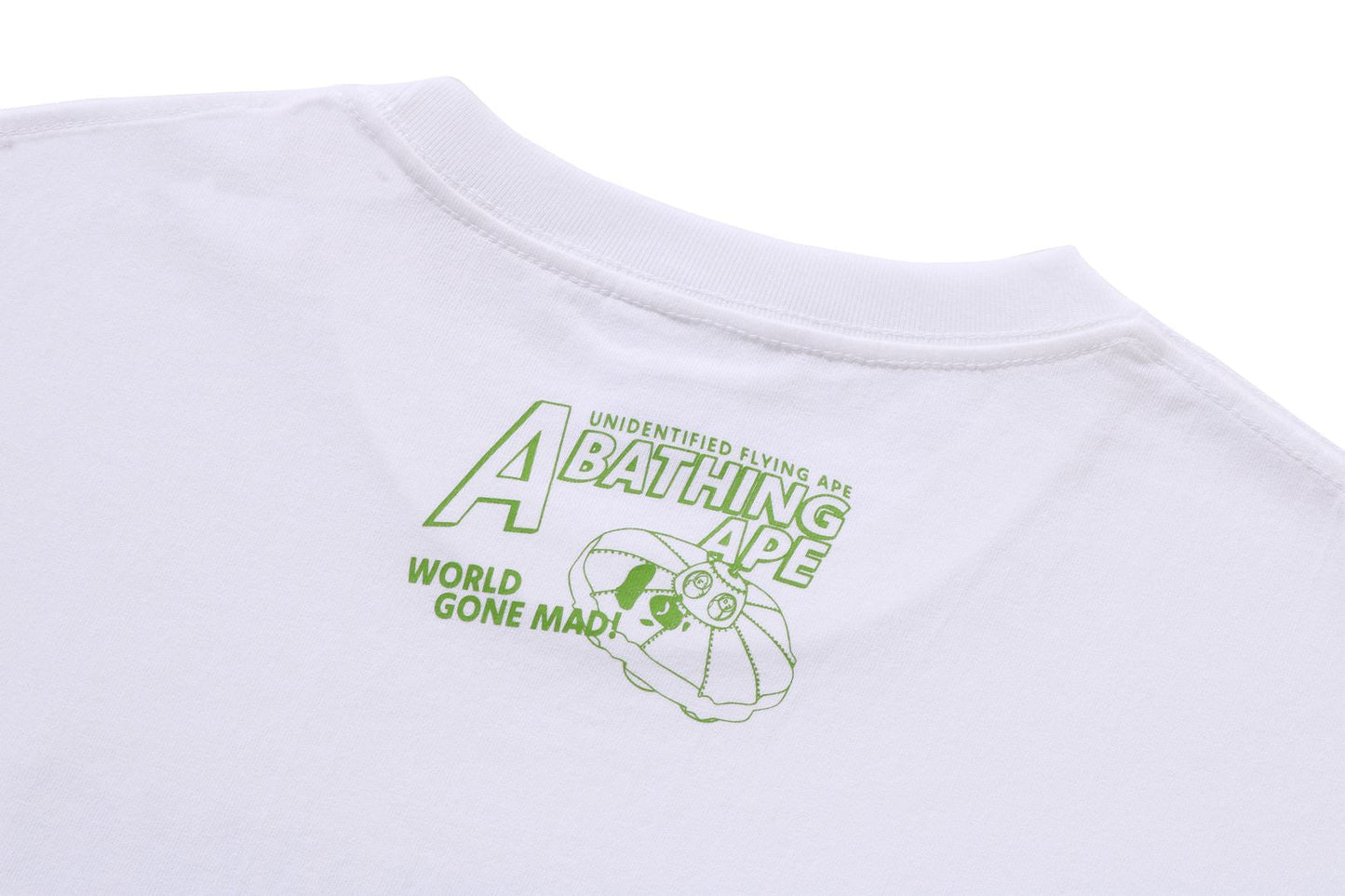 BAPE APE HEAD UFO ON MOON TEE