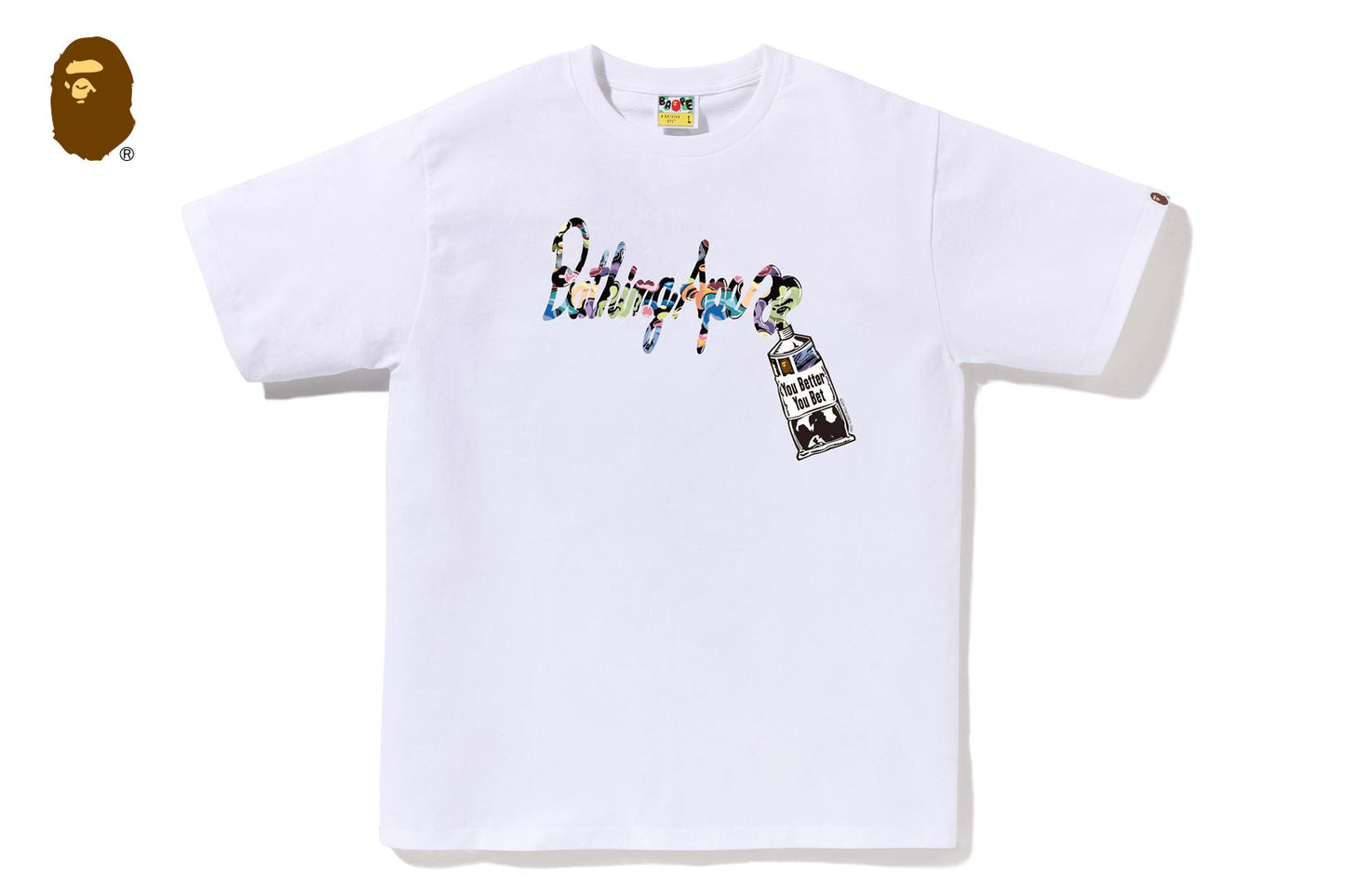 BAPE ART CAMO PAINT TUBE TEE