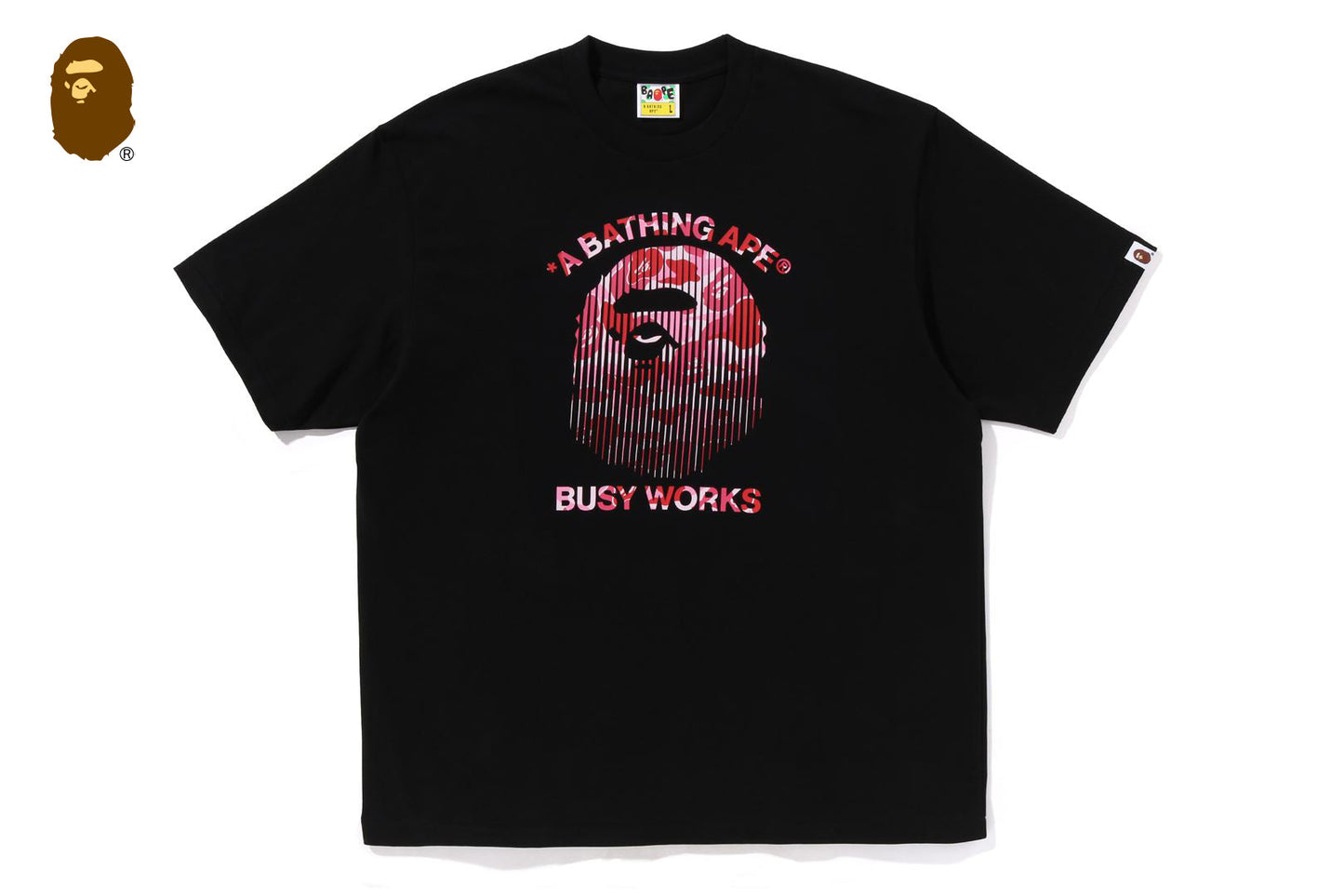 BAPE ABC CAMO FADE APE HEAD RELAXED FIT TEE