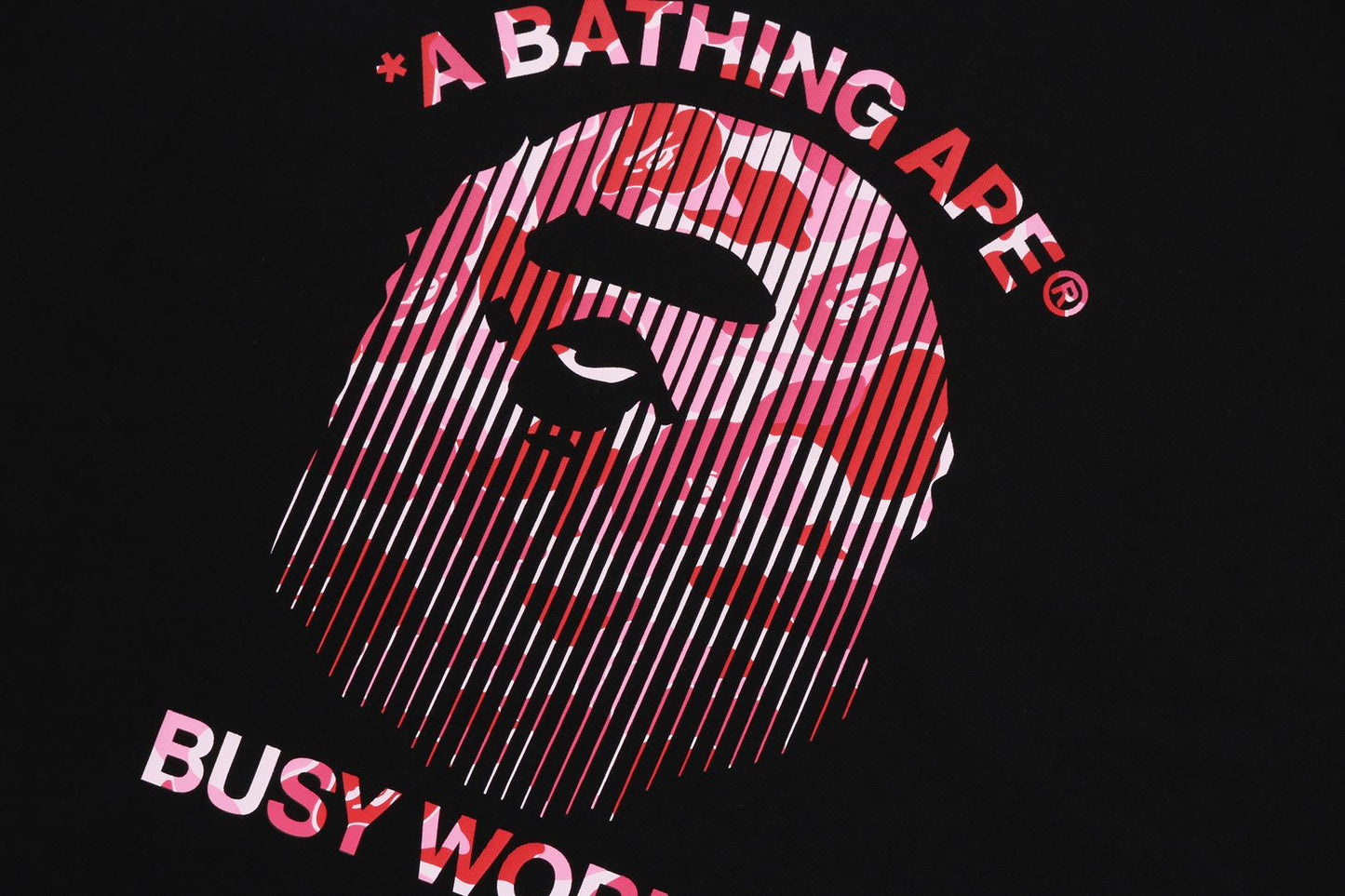 BAPE ABC CAMO FADE APE HEAD RELAXED FIT TEE