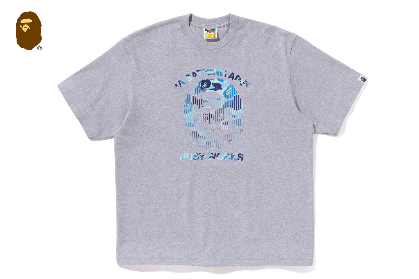 BAPE ABC CAMO FADE APE HEAD RELAXED FIT TEE
