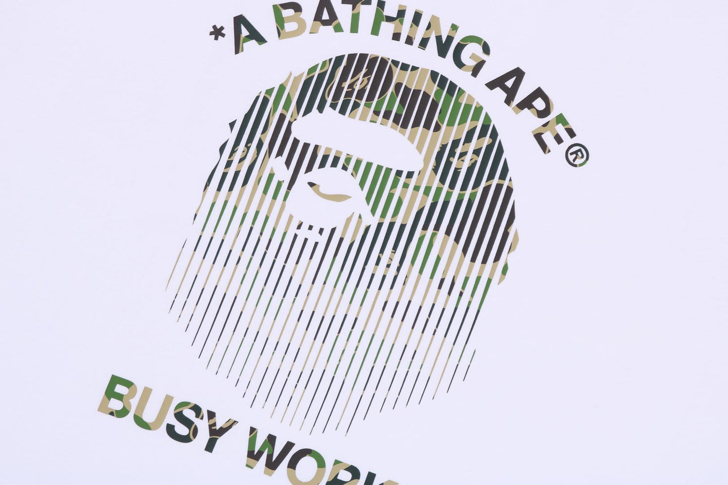 BAPE ABC CAMO FADE APE HEAD RELAXED FIT TEE