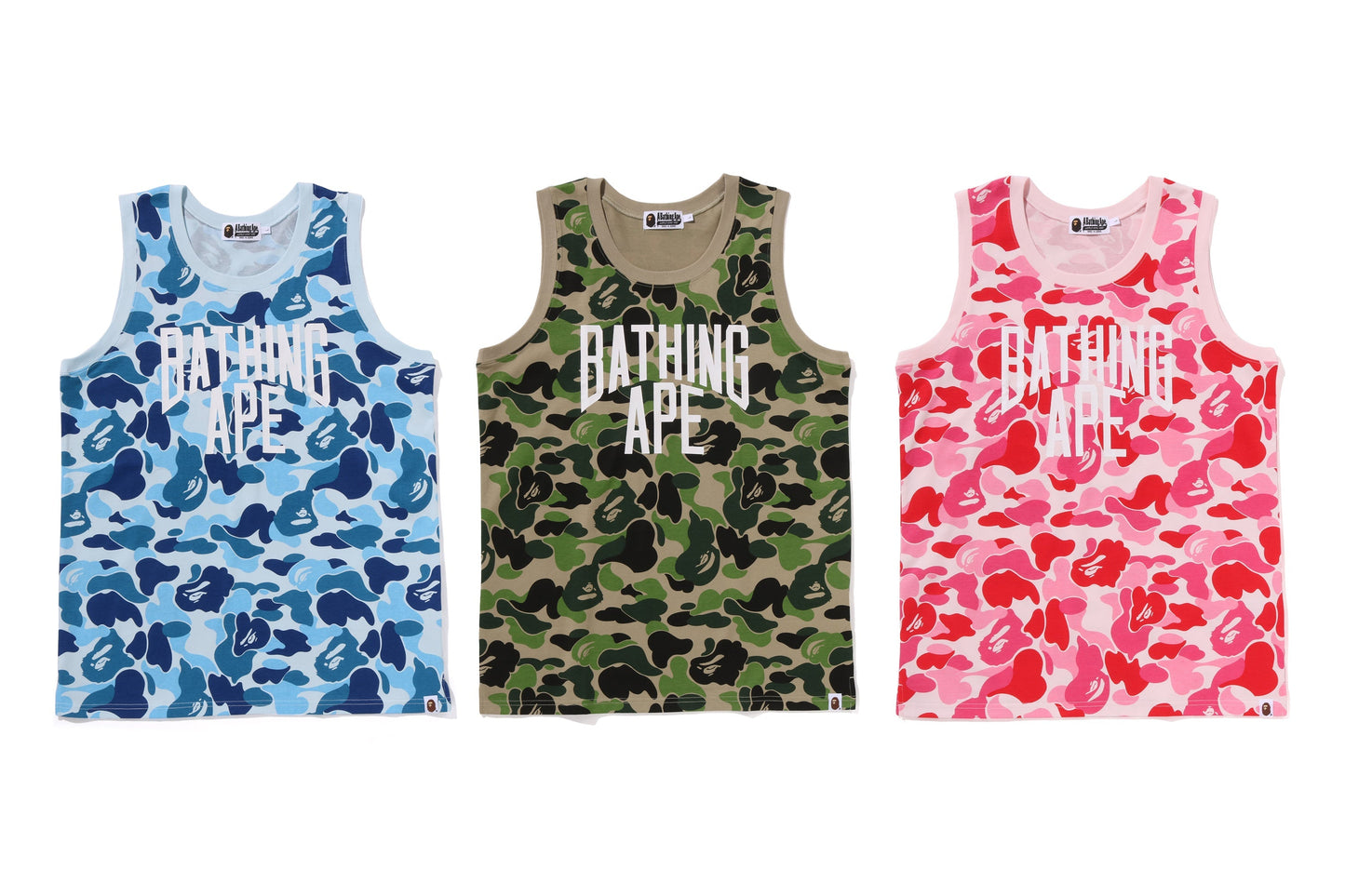 BAPE ABC CAMO NYC LOGO TANK TOP