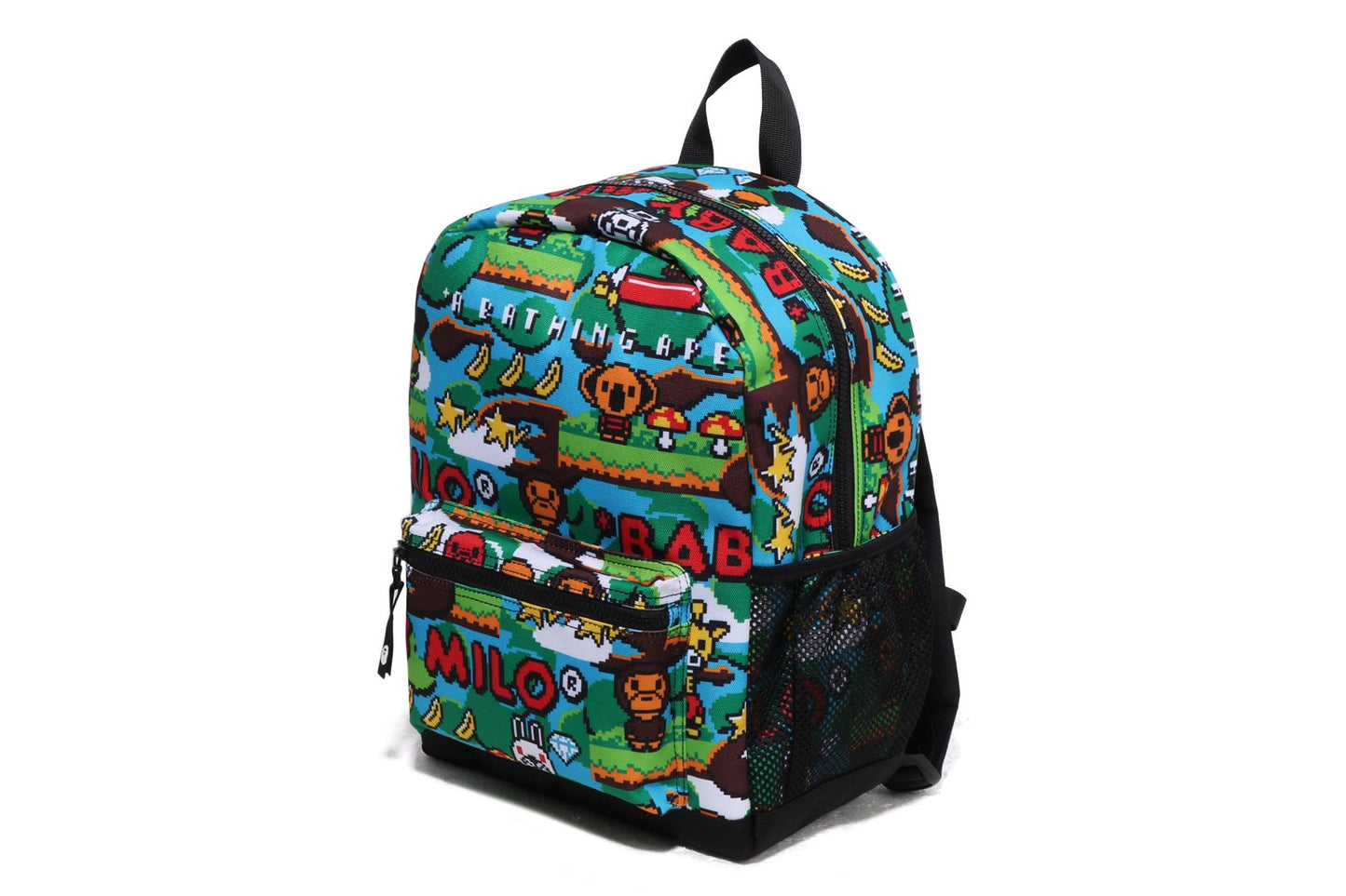 BAPE BABY MILO 遊戲圖案背包