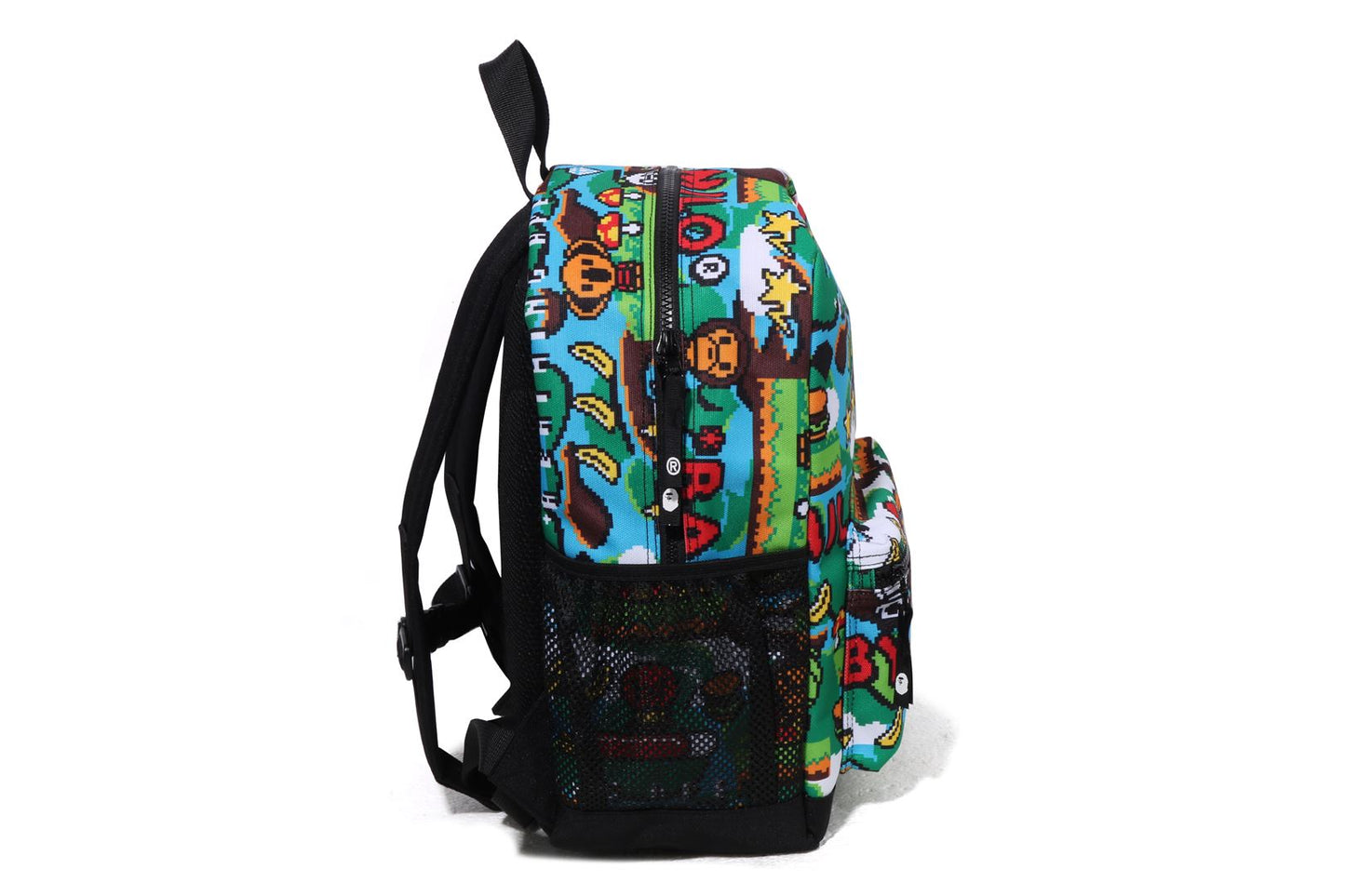 BAPE BABY MILO 遊戲圖案背包