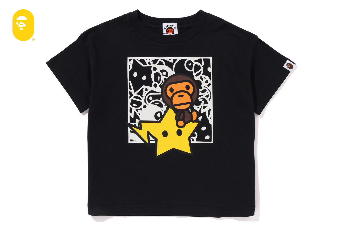 BAPE BABY MILO STA 夜光放鬆版T恤