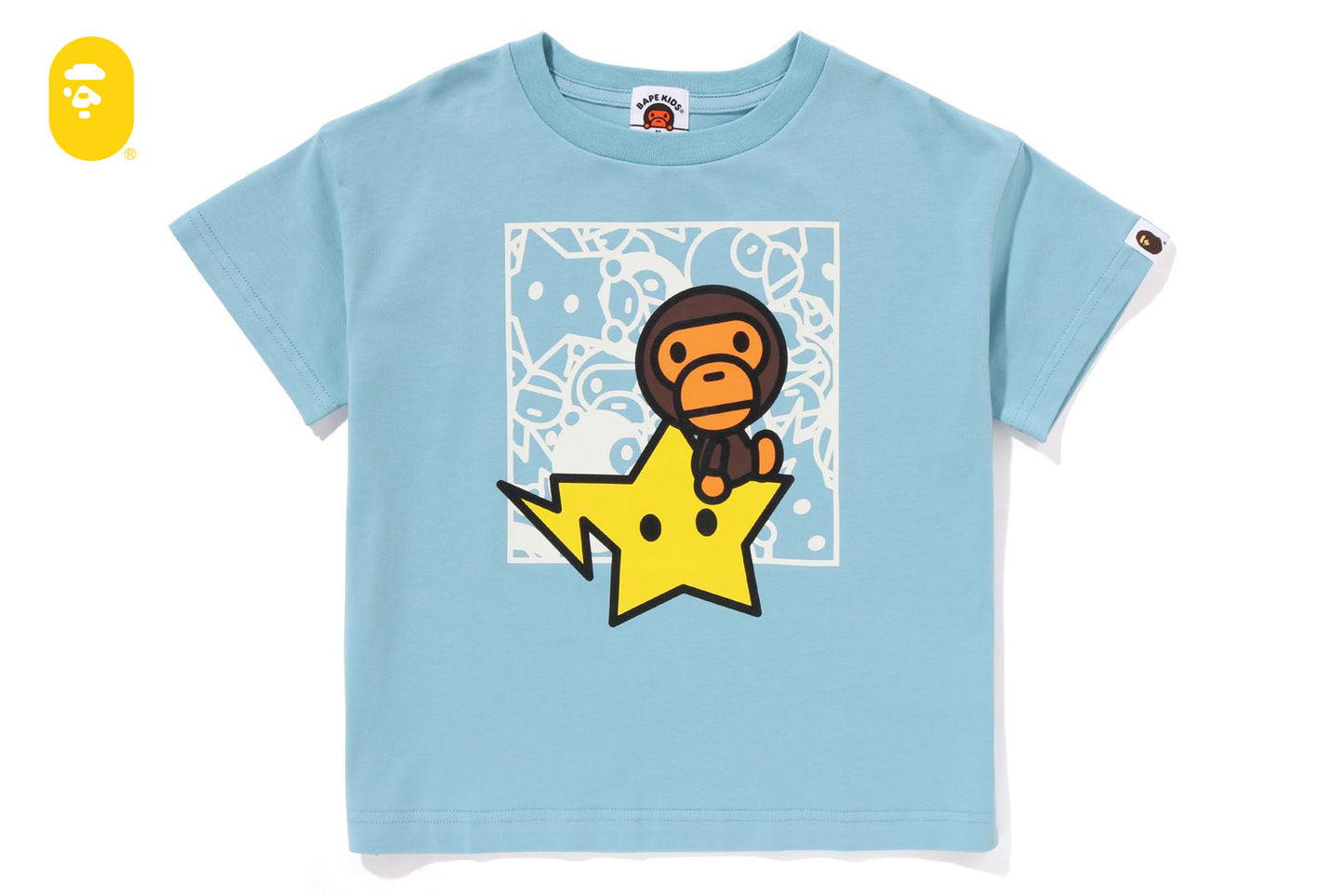 BAPE BABY MILO STA 夜光放鬆版T恤