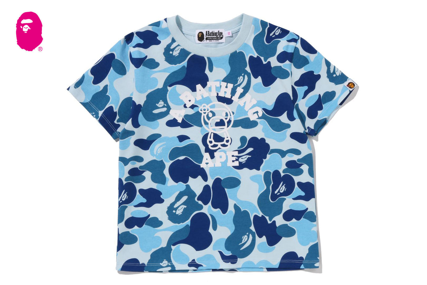 BAPE ABC CAMO COLLEGE BABY LISA TEE