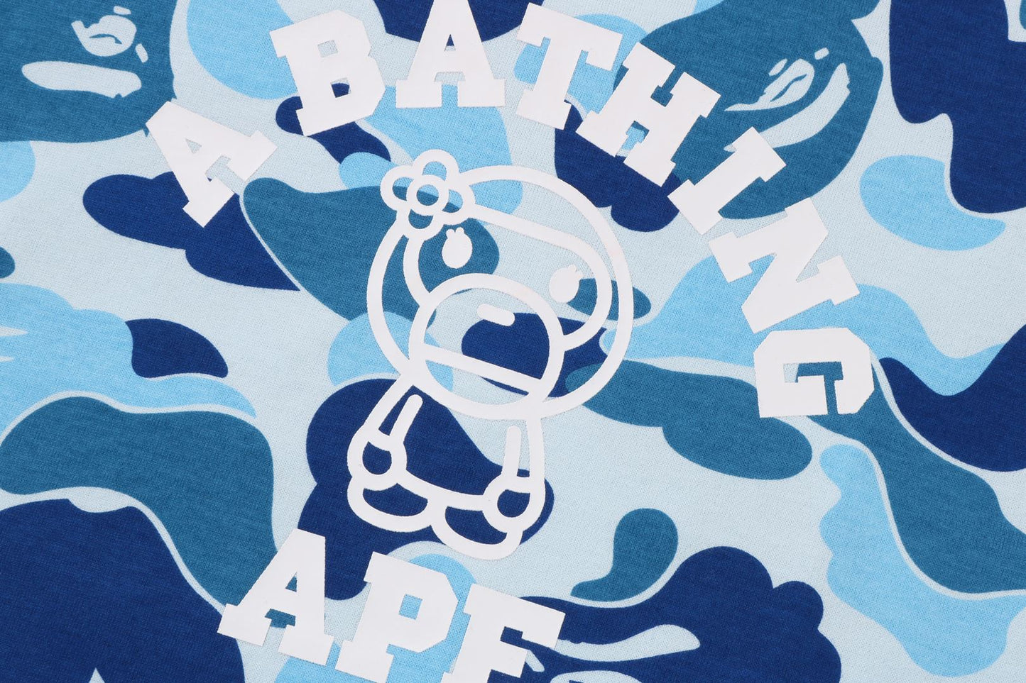 BAPE ABC CAMO COLLEGE BABY LISA TEE