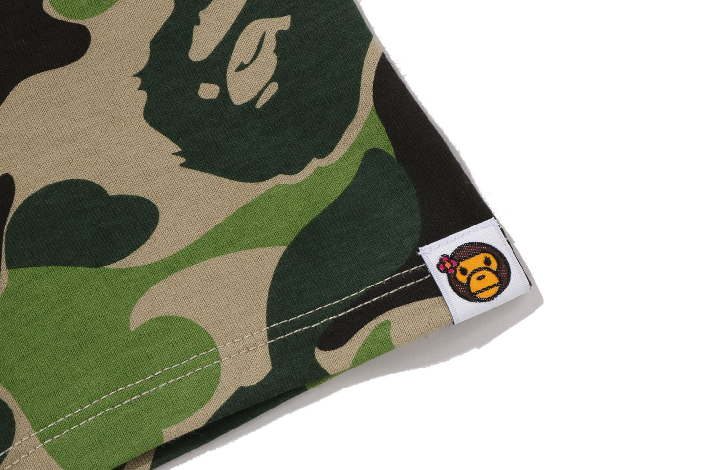 BAPE ABC CAMO COLLEGE BABY LISA TEE
