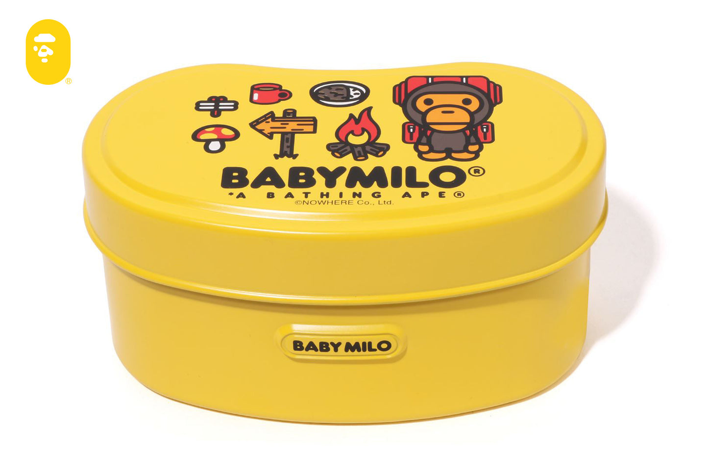 BAPE BABY MILO MESS TIN LUNCH BOX