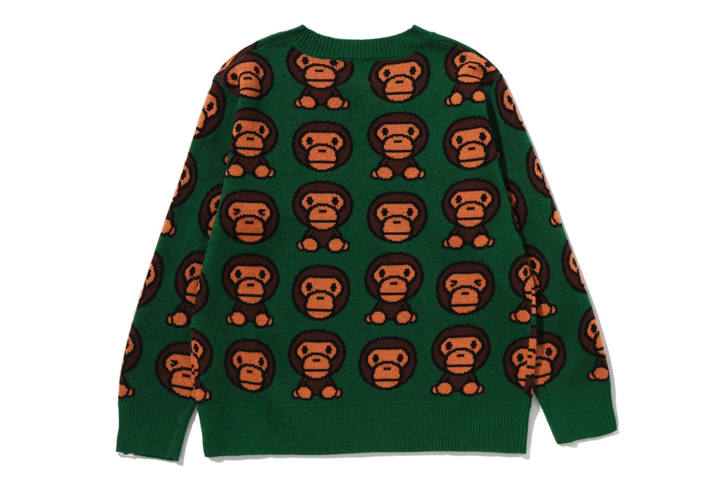 BAPE BABY MILO PATTERN KNIT SWEATER