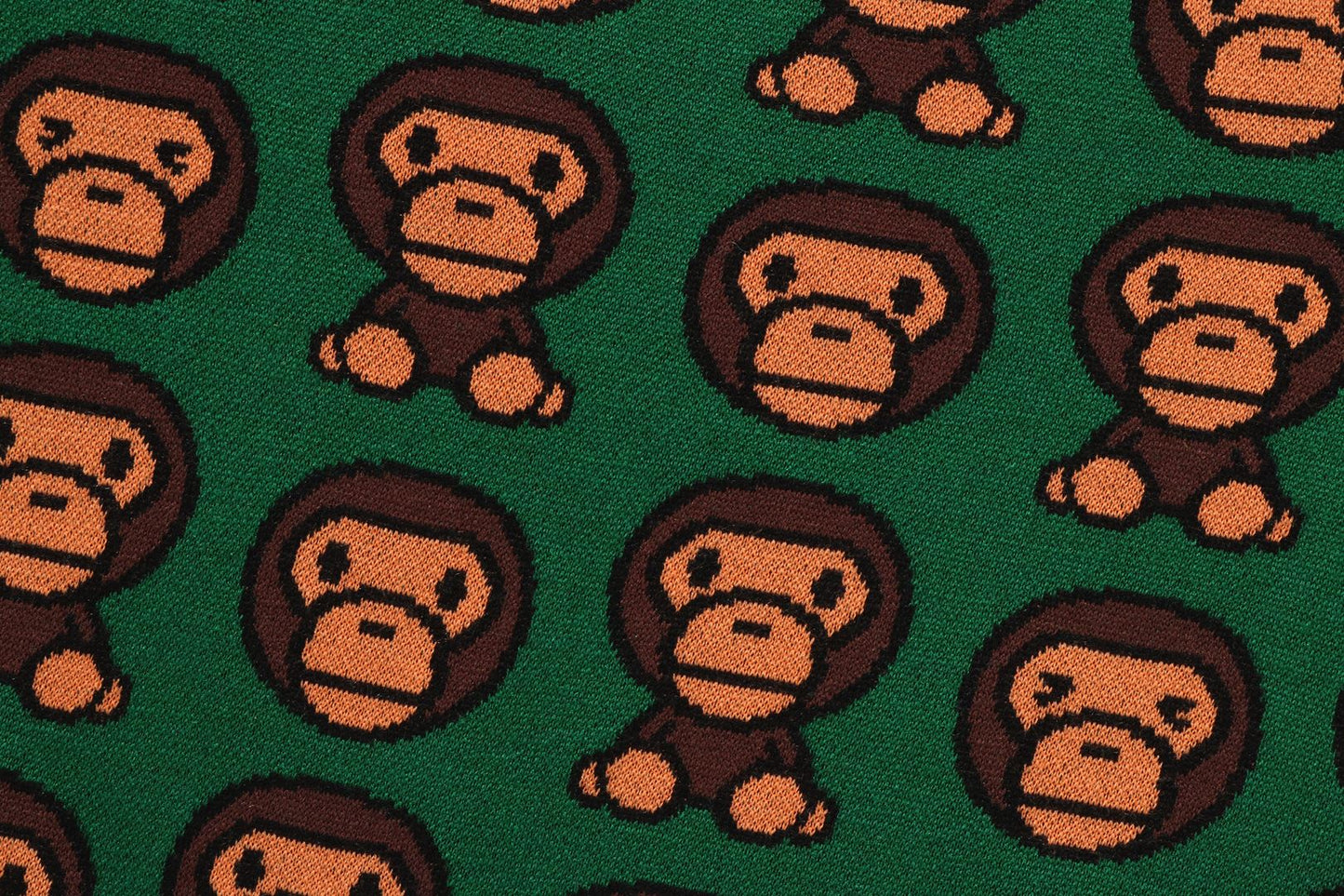BAPE BABY MILO PATTERN KNIT SWEATER