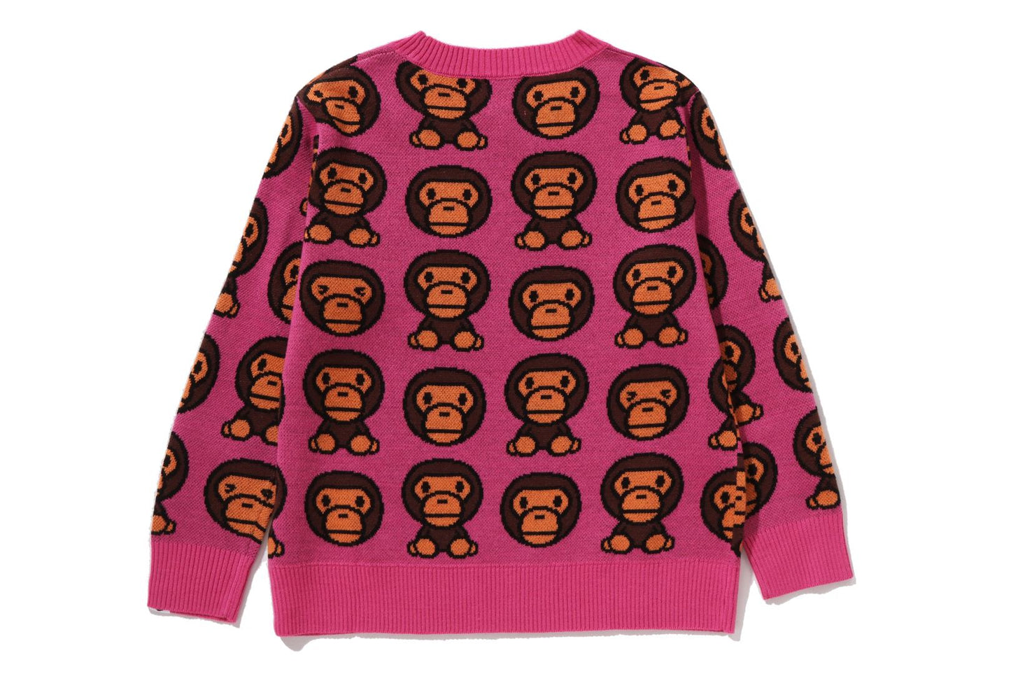 BAPE BABY MILO PATTERN KNIT SWEATER