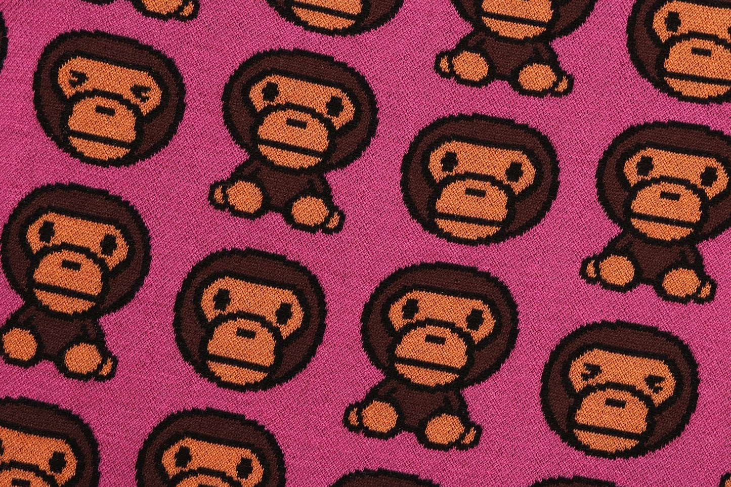 BAPE BABY MILO PATTERN KNIT SWEATER