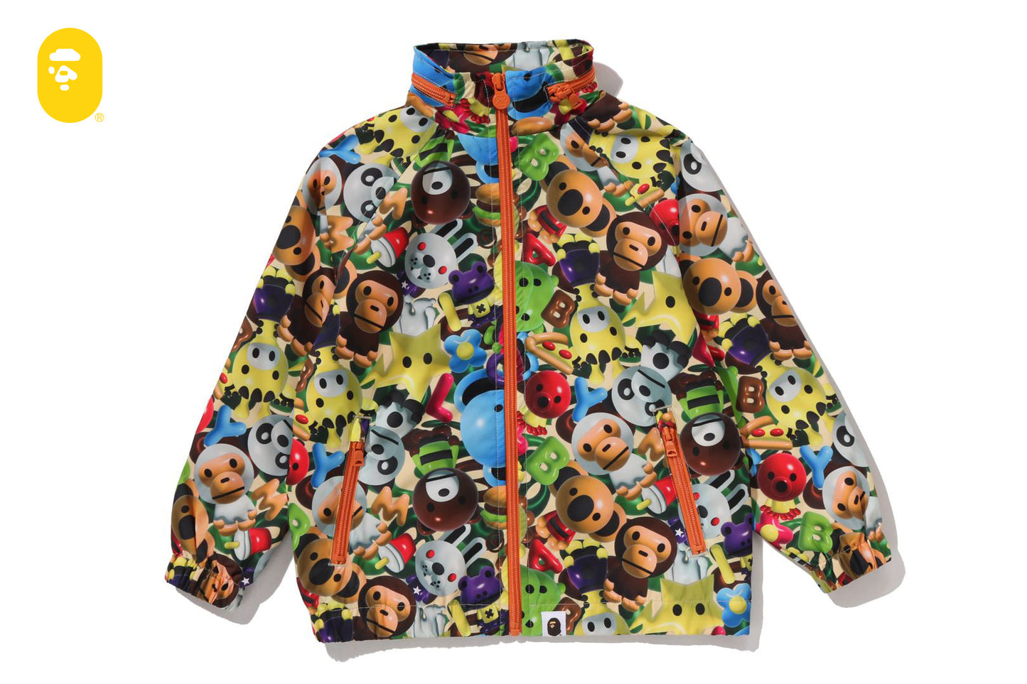 BAPE 3D MILO ALL FRIENDS LIGHT JACKET
