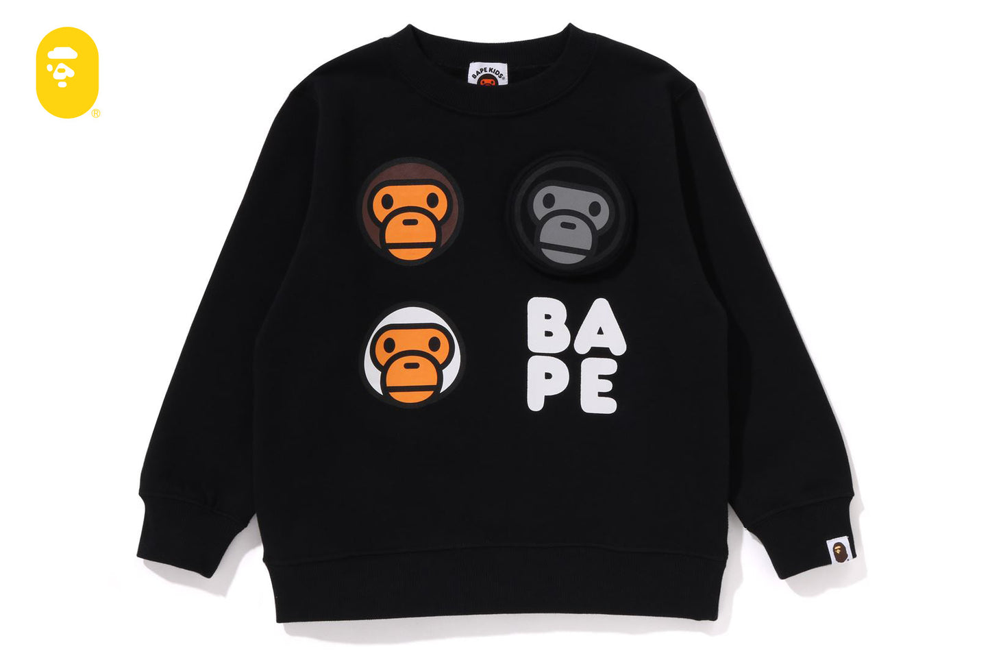 BAPE BABY MILO PATCH CREWNECK