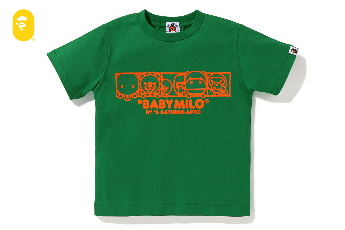 BAPE BABY MILO FRIENDS BLOCK TEE