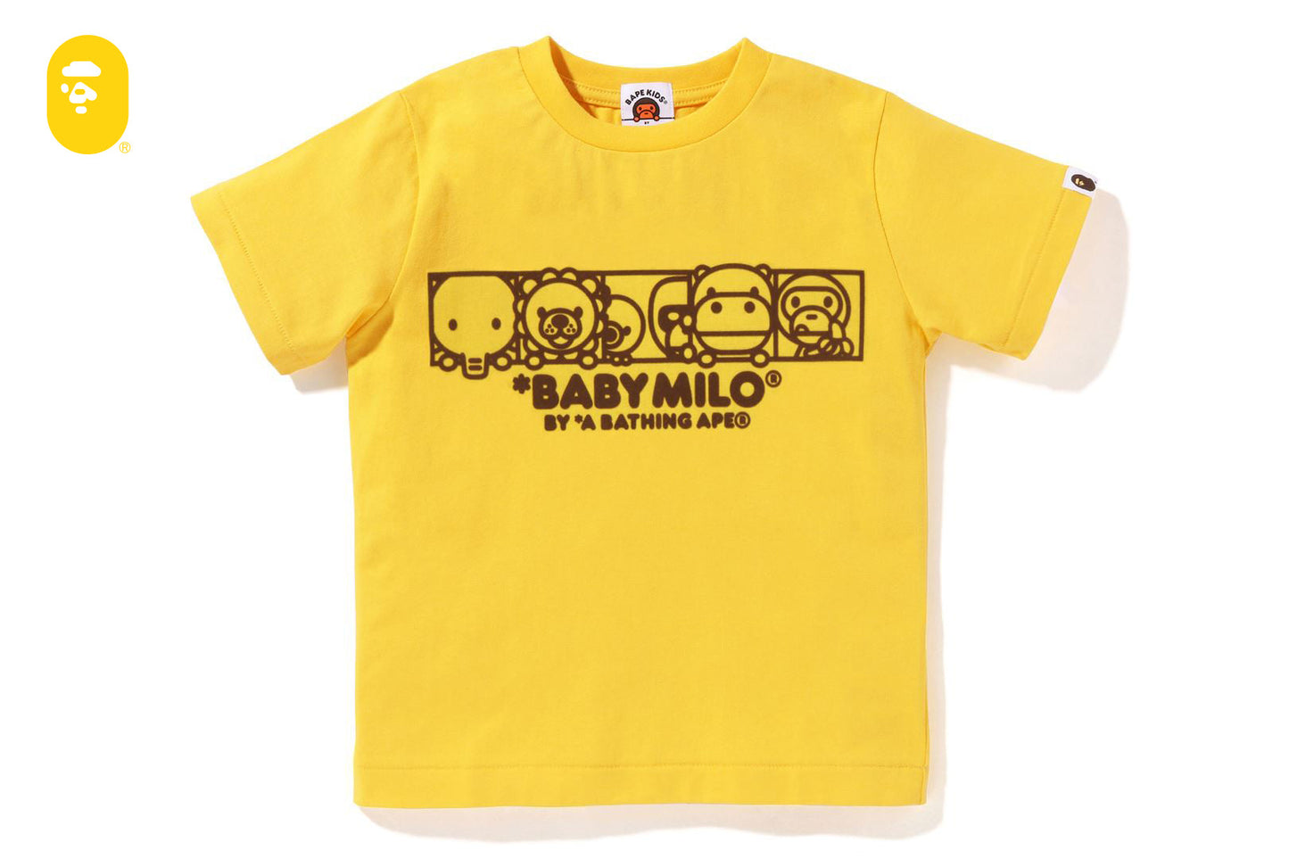BAPE BABY MILO FRIENDS BLOCK TEE