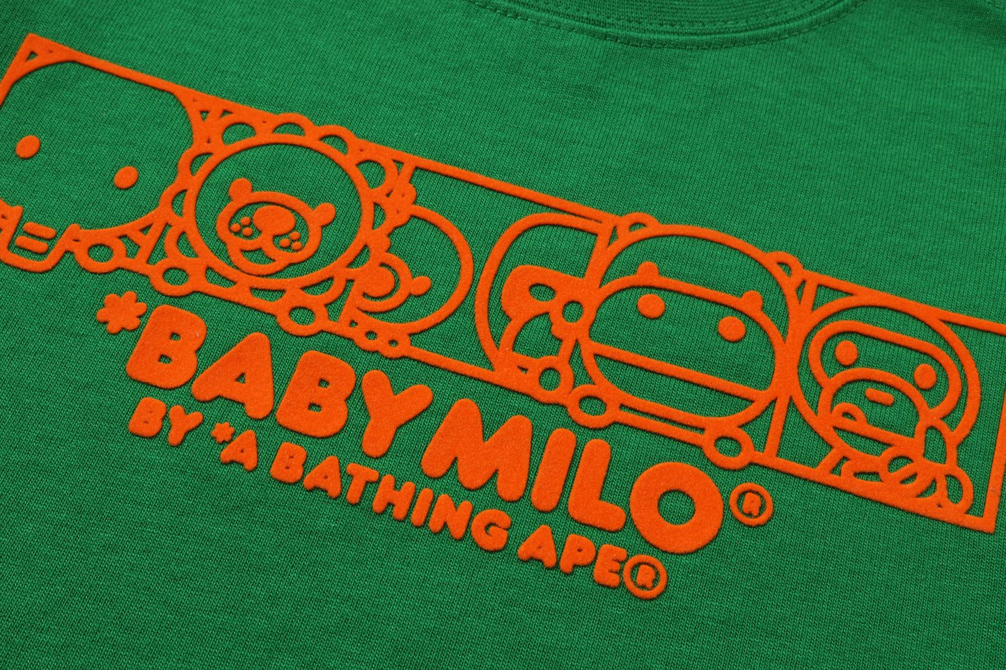 BAPE BABY MILO FRIENDS BLOCK TEE