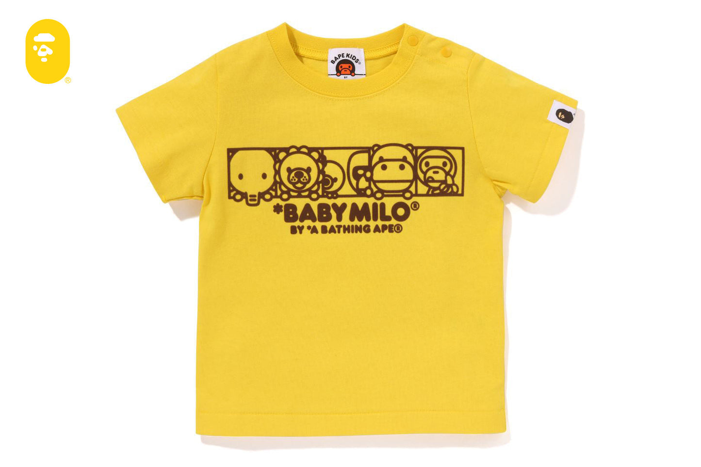 BAPE BABY MILO FRIENDS BLOCK TEE