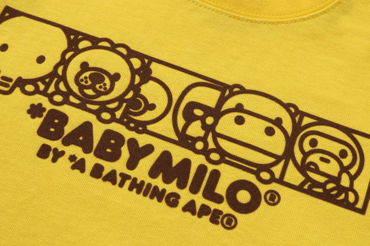 BAPE BABY MILO FRIENDS BLOCK TEE