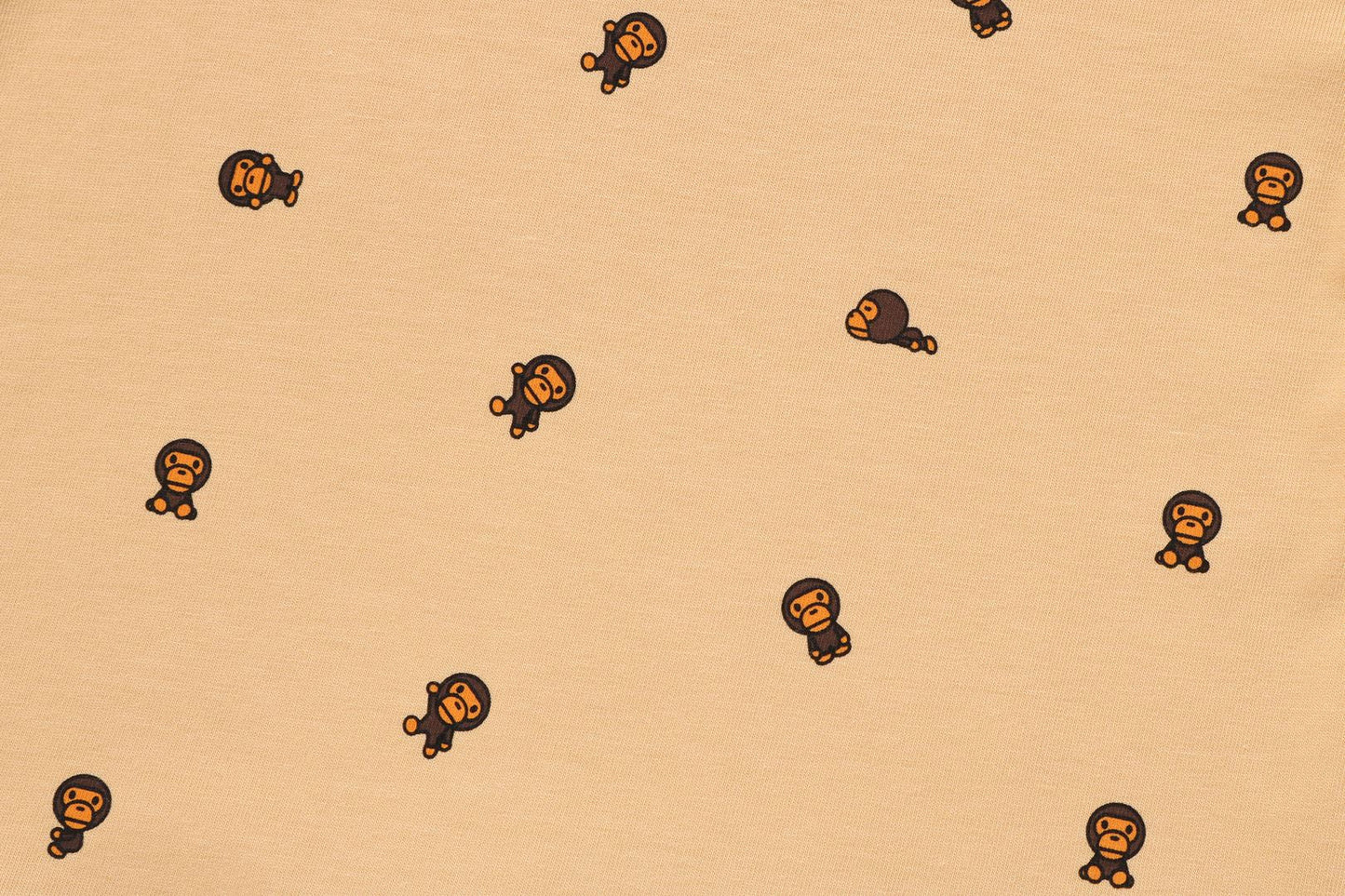 BAPE BABY MILO MONOGRAM FACE FRIENDS ROMPERS
