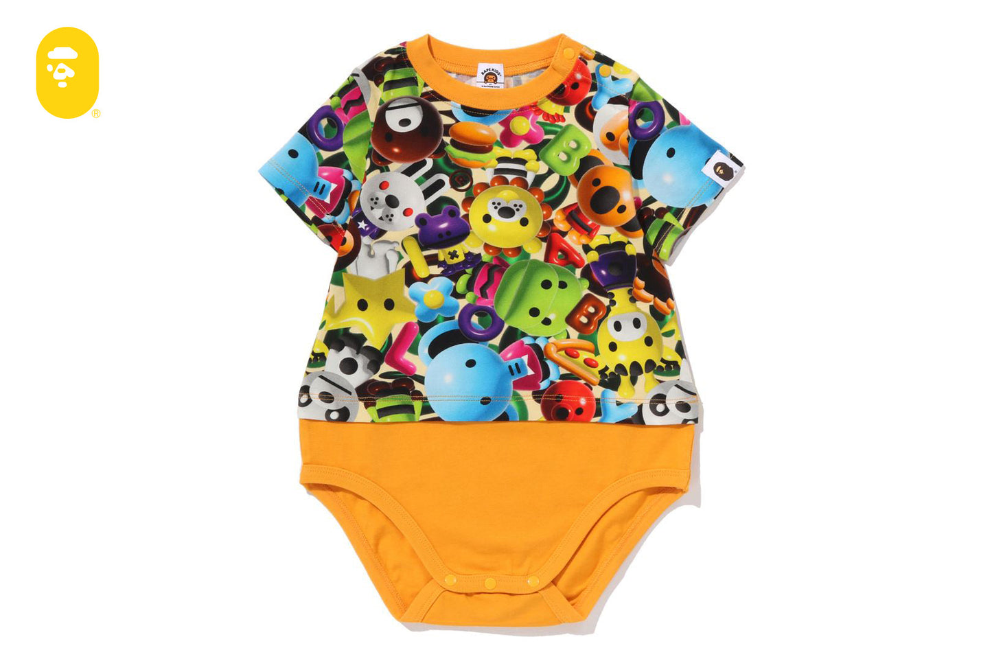 BAPE 3D MILO ALL FRIENDS layered clothes