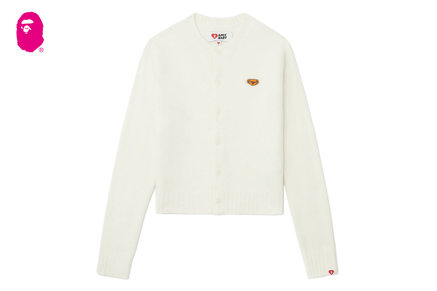 BAPE BABY CORE BADGE CARDIGAN