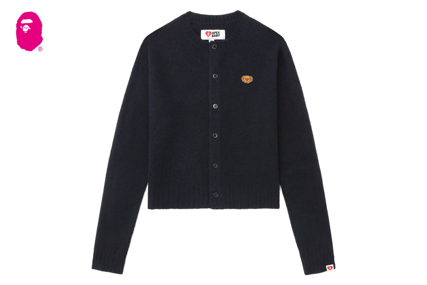 BAPE BABY CORE BADGE CARDIGAN